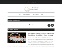 Tablet Screenshot of mariontechacademy.org
